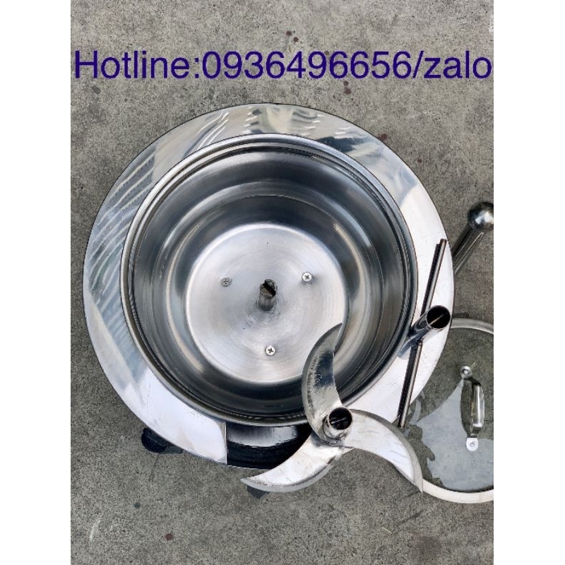 Máy xay thịt làm giò,chả công nghiệp 2kg 1.5KW có bao đá đa năng, tặng kèm lưỡi làm chà bông 100% DÂY ĐỒNG