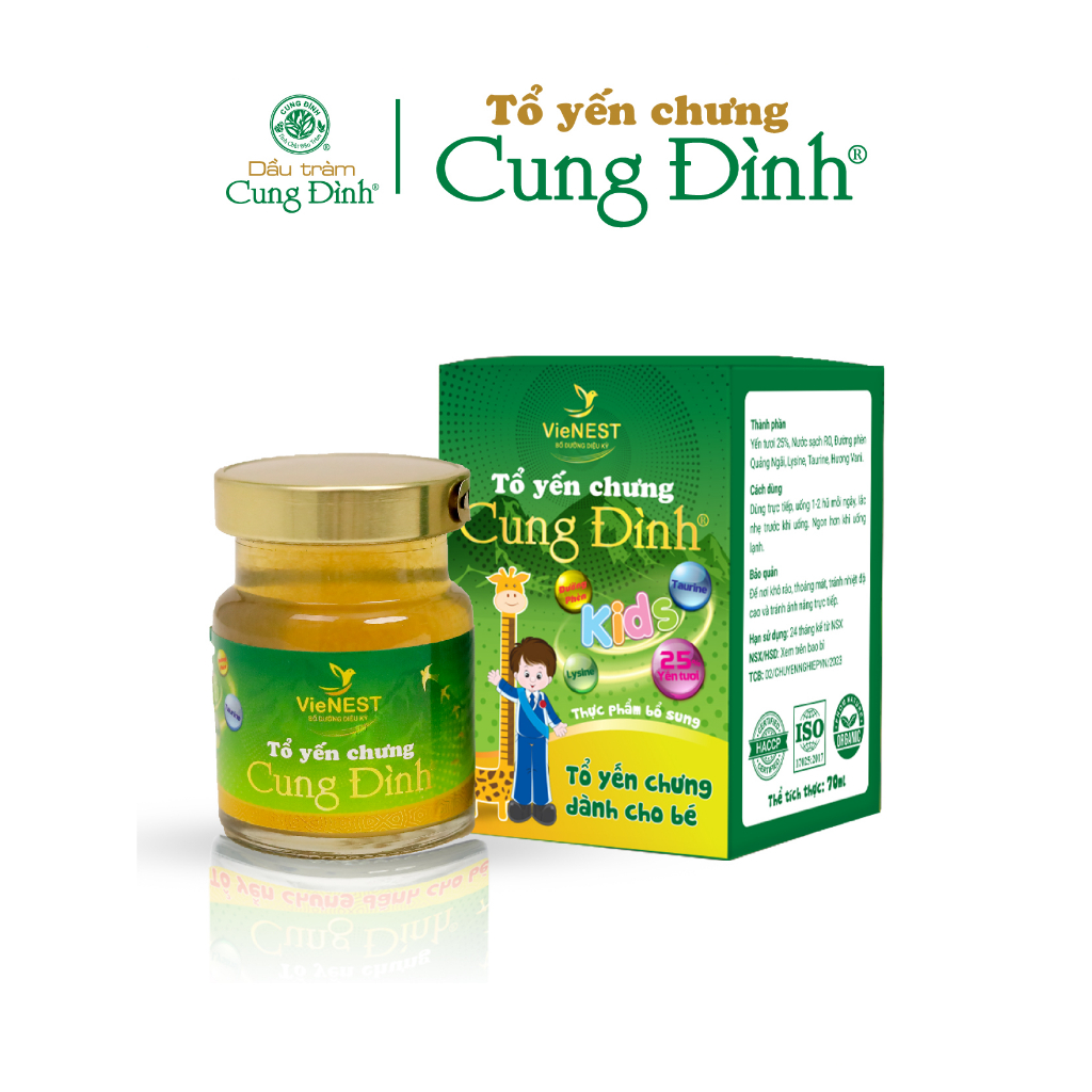 TỔ YẾN CHƯNG CUNG ĐÌNH - FOR KIDS