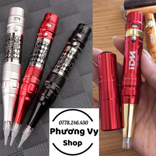 Máy phun xăm Rồng tích điện, máy IDM tích điện chính hãng