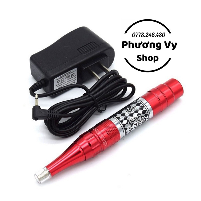 Máy phun xăm Rồng tích điện, máy IDM tích điện chính hãng