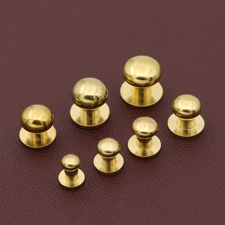 10 cái Nấm vặn ren bằng đồng( Phụ kiện đồng, inox)