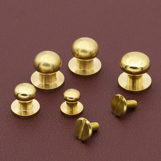 10 cái Nấm vặn ren bằng đồng( Phụ kiện đồng, inox)