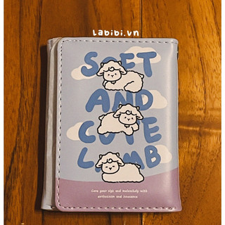 ( CÓ SẴN ) Ví nữ gập Cloud Lamb