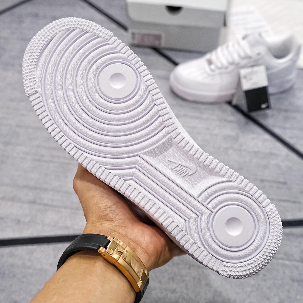 Giày Nike_Trắng AF1 Nam Nữ, Giày Air Force 1 Màu Trắng Hàng Đẹp Full Box Bill