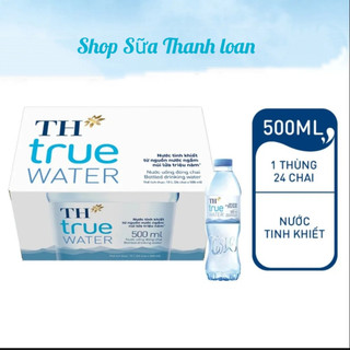 [HSD T4-2028] Thùng 24 Chai Nước Suối TH True Water 500ml.