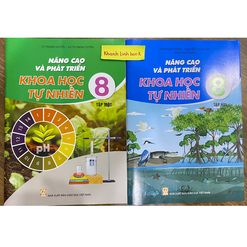 Sách - Combo Nâng cao và phát triển khoa học tự nhiên 8 - tập 1 + 2