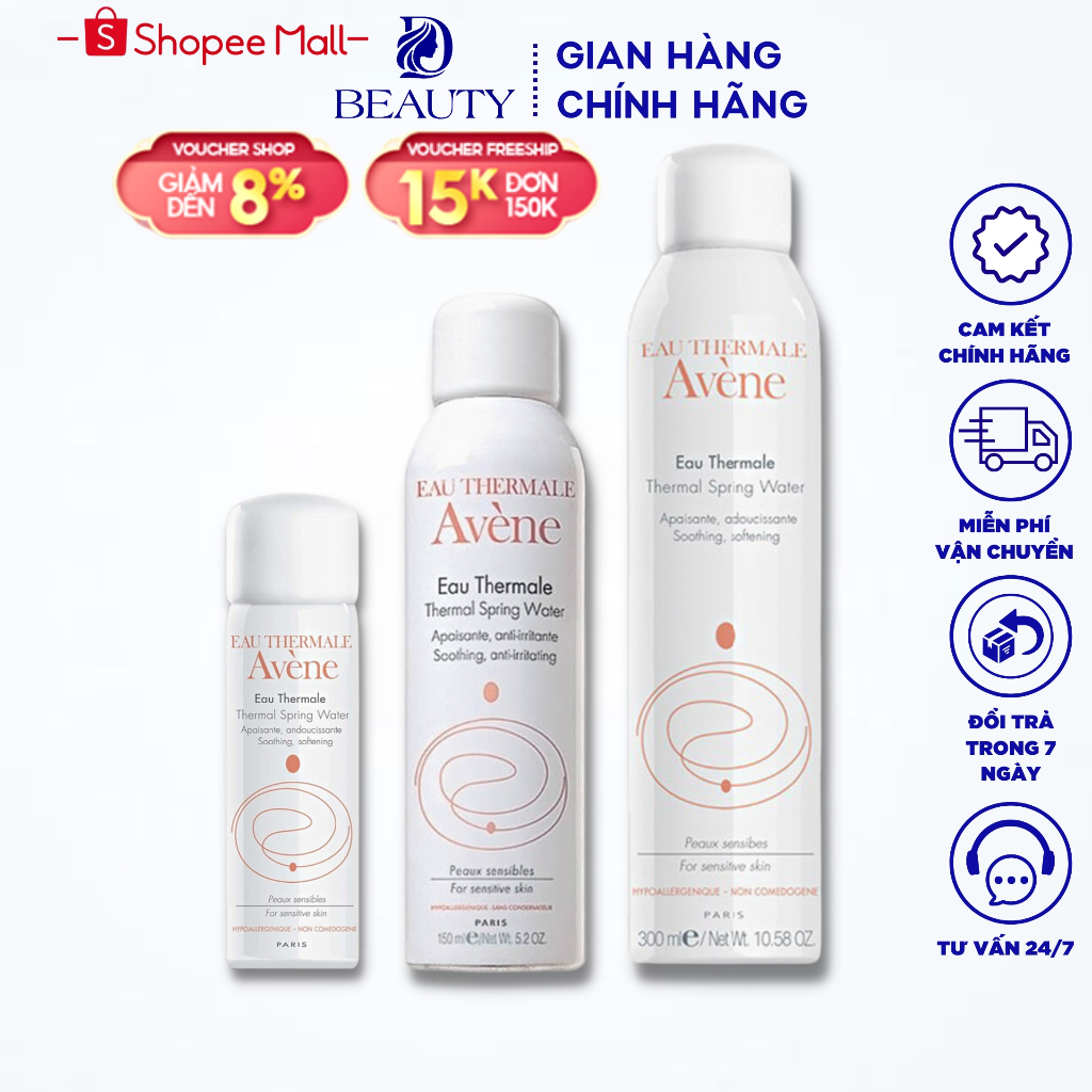 Xịt Khoáng Avene Thermal Spring Water 50-150-300ml Của Pháp Chính Hãng