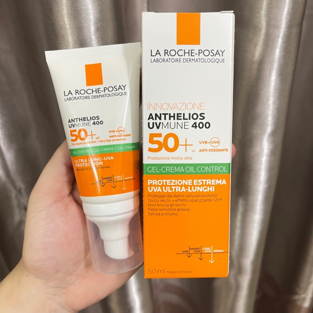 Kem Chống Nắng La Roche Posay Anthelios Anti-Shine Dry Touch Gel Cream SPF 50+ UVB & UVA 50ml