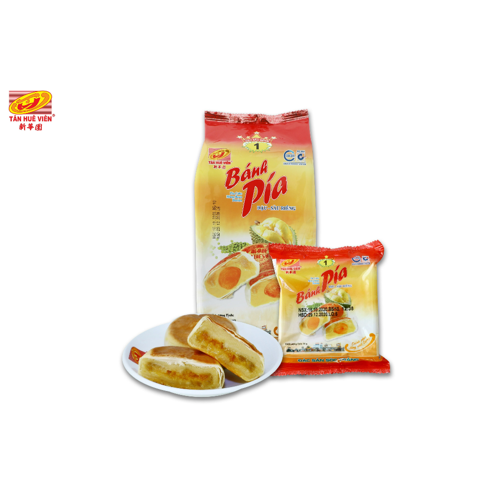 Pía đậu xanh sầu riêng Tân Huê Viên (280g)