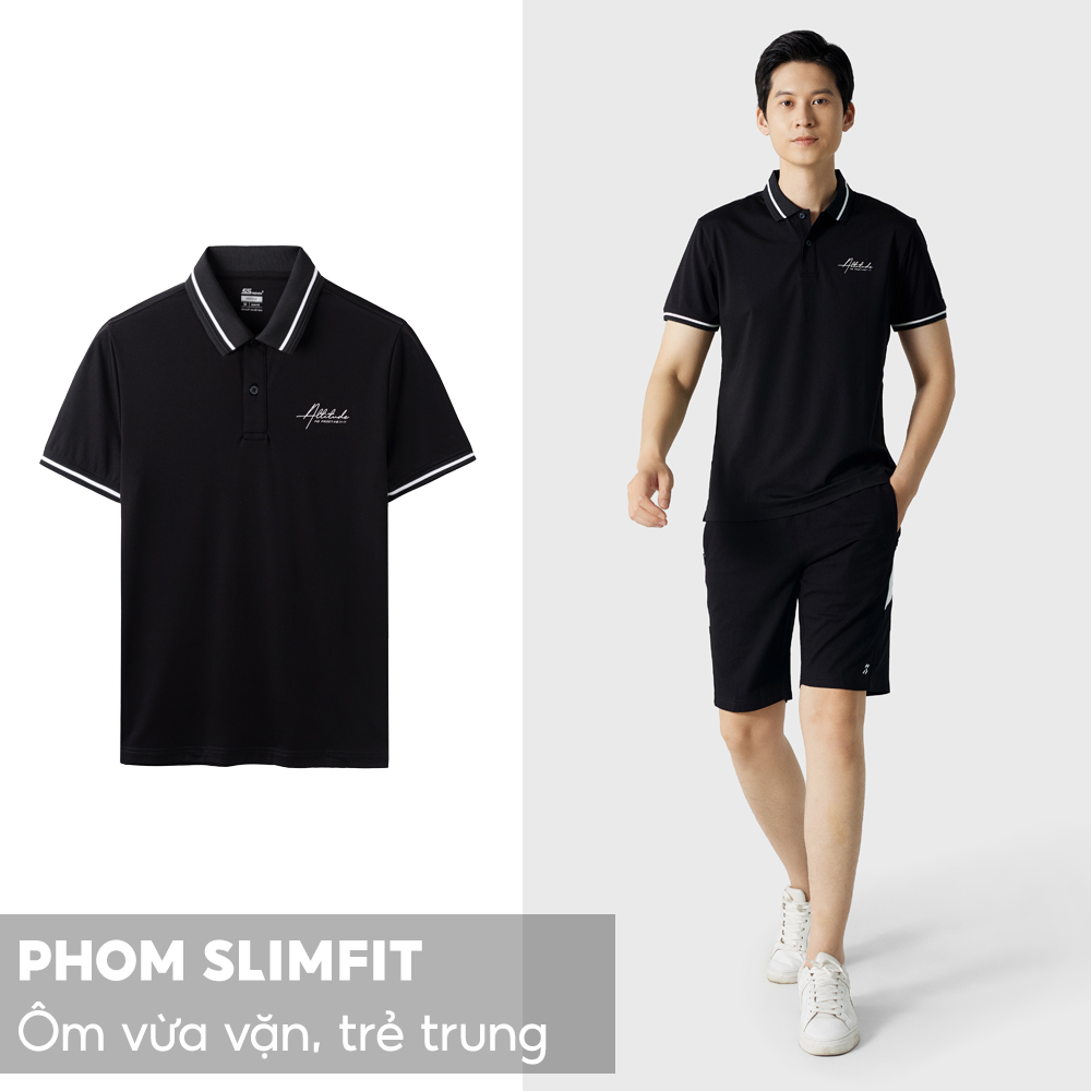 Áo Polo Nam 5S FASHION ALTITUDE, Chất Viscose Mát, Thấm Hút, Thiết Kế Trẻ Trung, Lịch Lãm (APC23015)