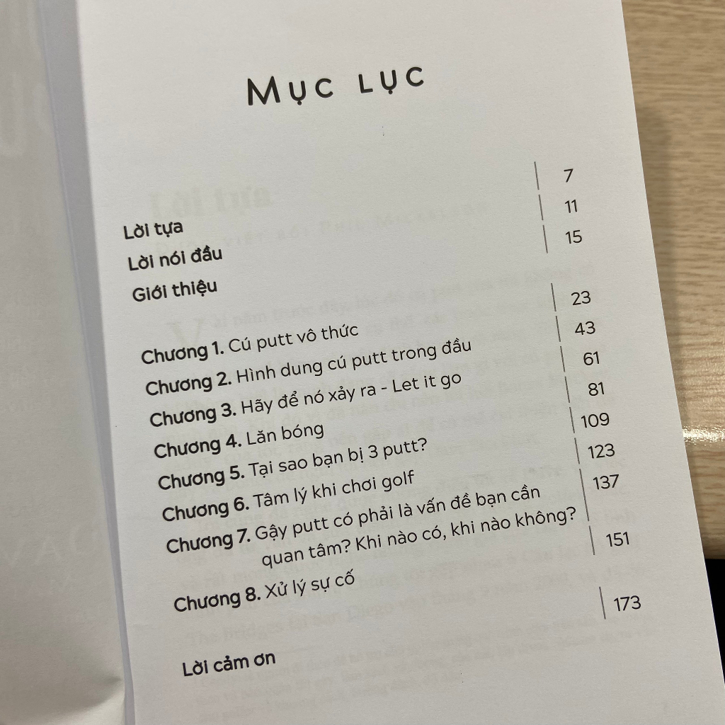 Sách Unconscious putting - Putt vô thức