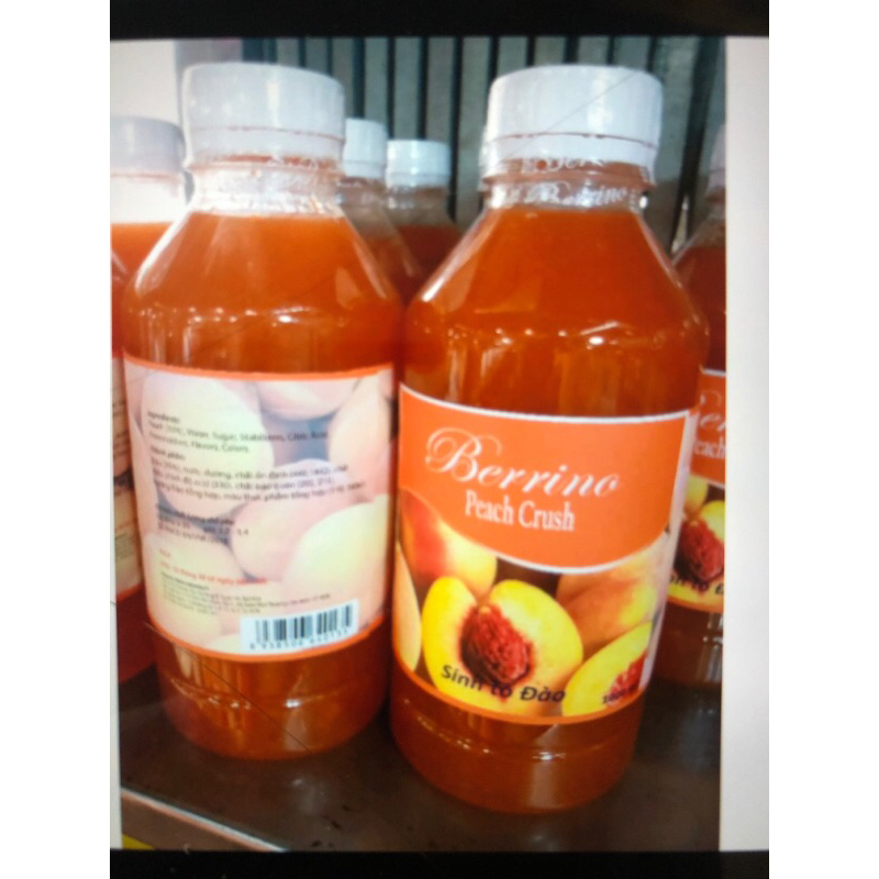 Sinh Tố Đào Berrino chai 1000ml