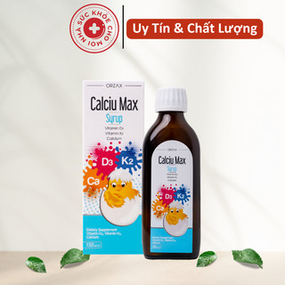 [Xả hàng 11/2025] Calciu Max.Bổ Sung Calci,D3k2.Giúp Bé Hấp Thụ Tối Đa Canxi Vào Xương,Răng Chắc Khỏe
