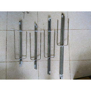 Xiên nướng heo sữa lắp ráp cán nối dài/ xiên nướng heo sữa/ xiên nướng 3 khúc