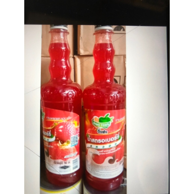 Siro Dâu Dinhfong chai 760ml