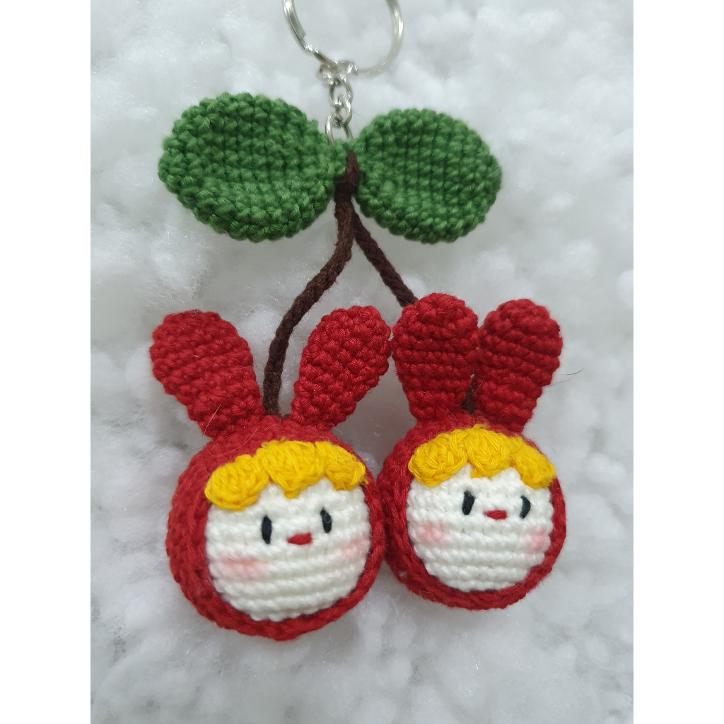 Móc khóa bằng len Siêu cutee Handmade