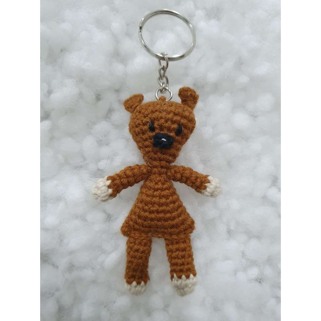 Móc khóa bằng len Siêu cutee Handmade