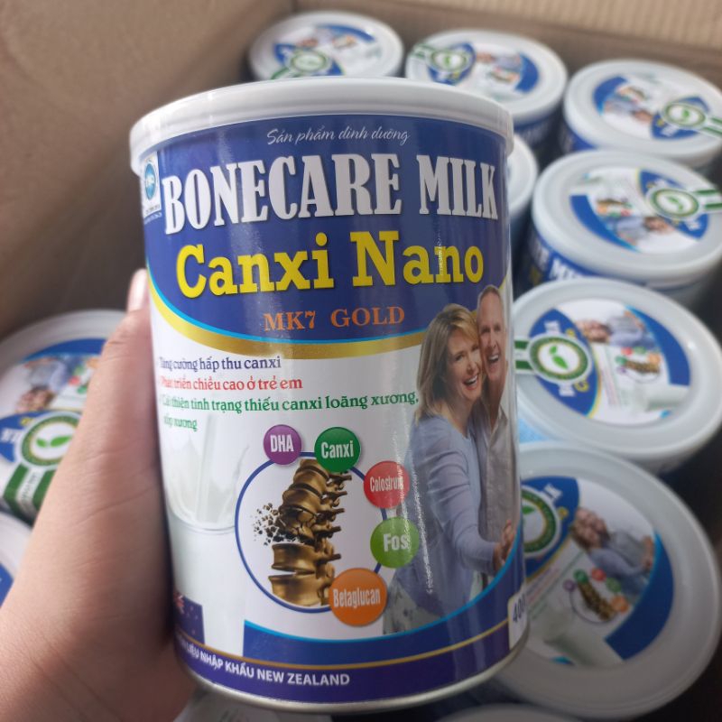 Bonecare milk canxi nano mk7 gold ( Hàng chính hãng 400)