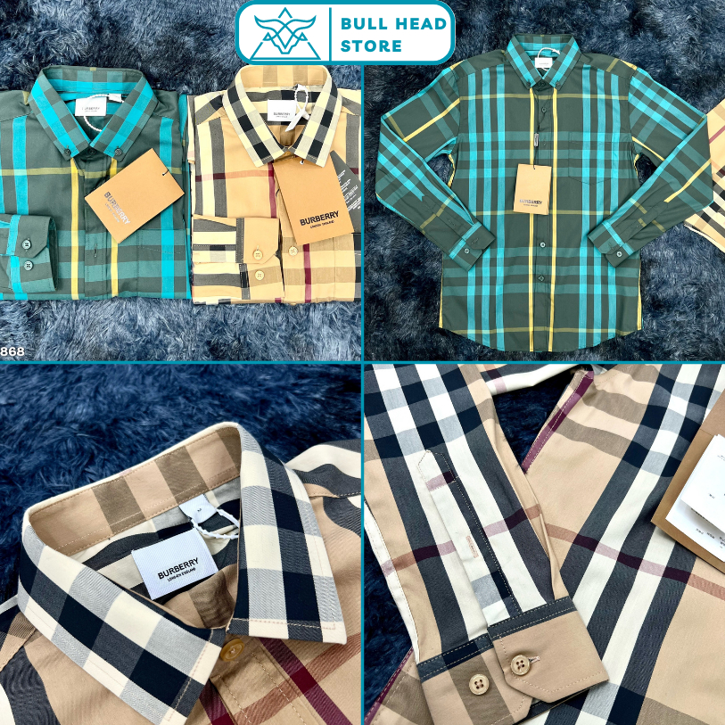 Áo Sơ Mi Nam Bbr Kẻ Sọc Siêu Chất - Sơ Mi Bbr Nam Tay Dài Vải Nến Cao Cấp