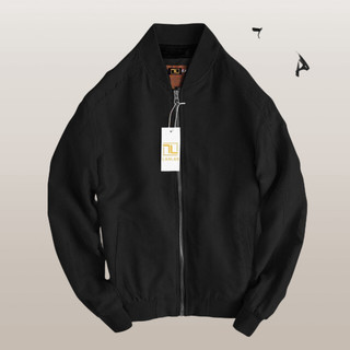 Áo khoác da lộn cổ bomber, thu đông.