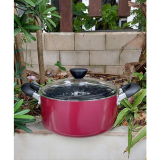 Nồi Chống Dính Lock&Lock Ecook 24cm đáy từ vung kính