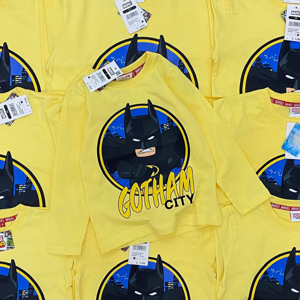 Áo cotton dài tay Marvel xuất dư xịn cho bé trai siêu đẹp