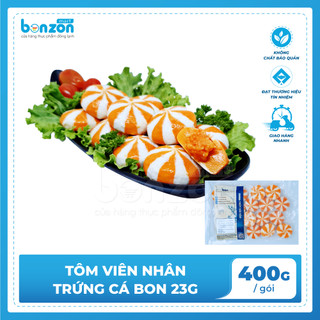 Bonzon - Tôm viên nhân trứng cá BON 400gr