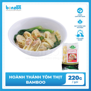 Bonzon - Hoành thánh tôm thịt Bamboo 220G