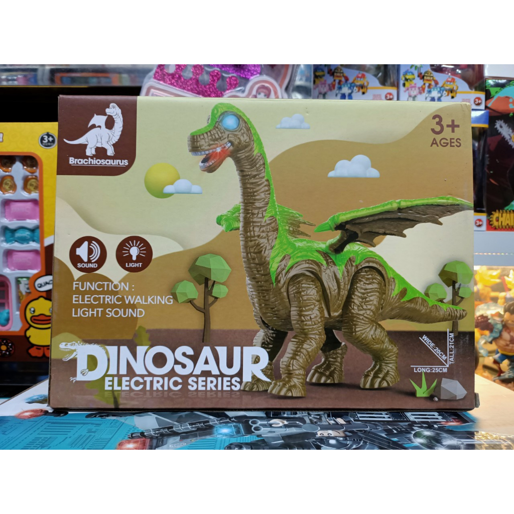 Đồ Chơi Mô Hình Con Khủng Long 902A Lắp Pin Di Chuyển Có Nhạc Và Đèn