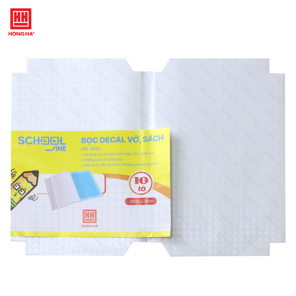 Bọc decal vở, sách Hồng Hà   - 3562