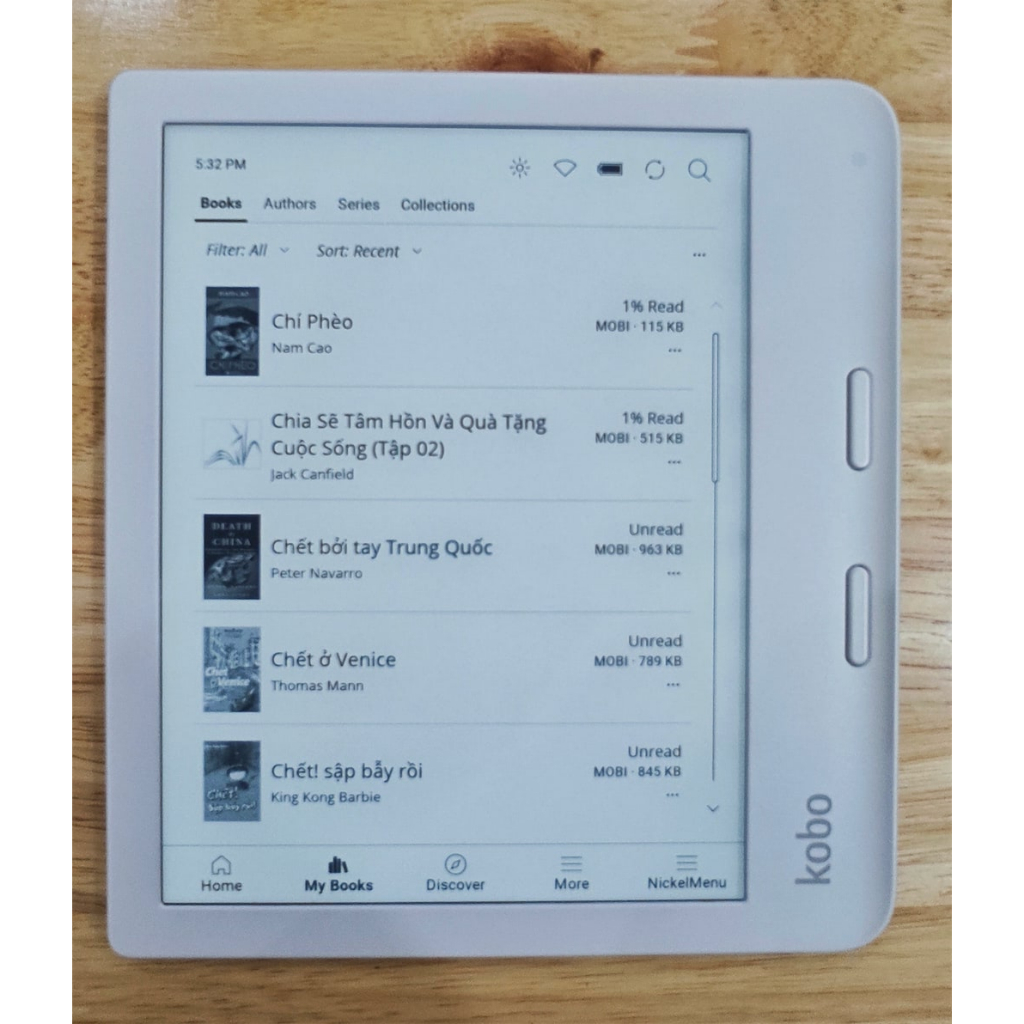 Máy Đọc Sách Kobo Libra 2 32GB - Đã Cài Koreader và Patch