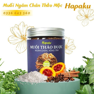 Muối ngâm chân thảo mộc hapaku - 100% thảo mộc tự nhiên- giảm nhức mỏi tay chân
