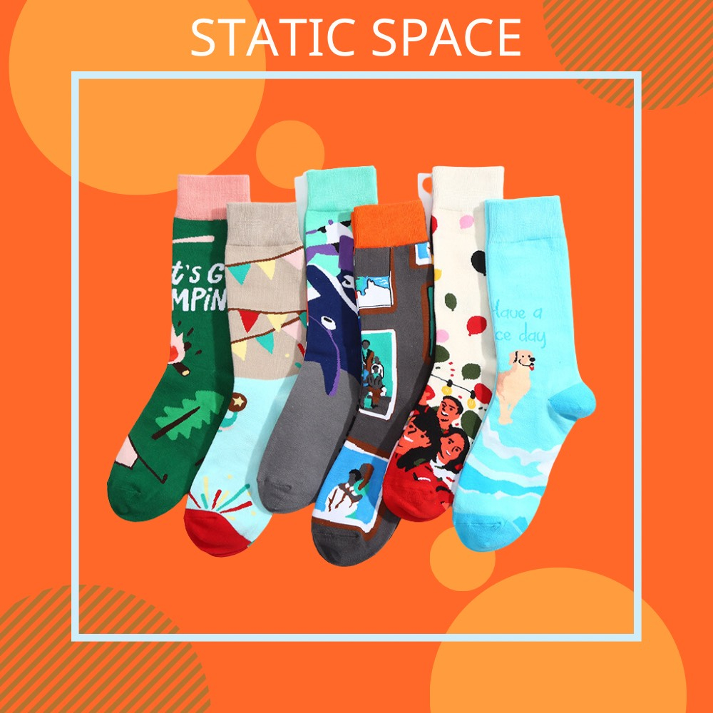 TẤT VỚ CAO CỔ NAM NỮ CAO CỔ STYLE ĐƯỜNG PHỐ - STATIC SPACE