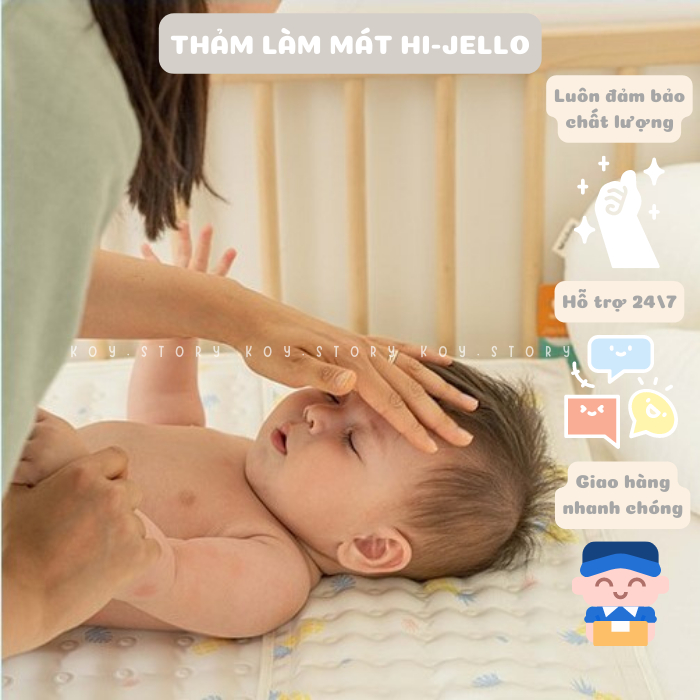 Đệm làm mát cho bé HI JELL-O LOLBABY Hàn Quốc