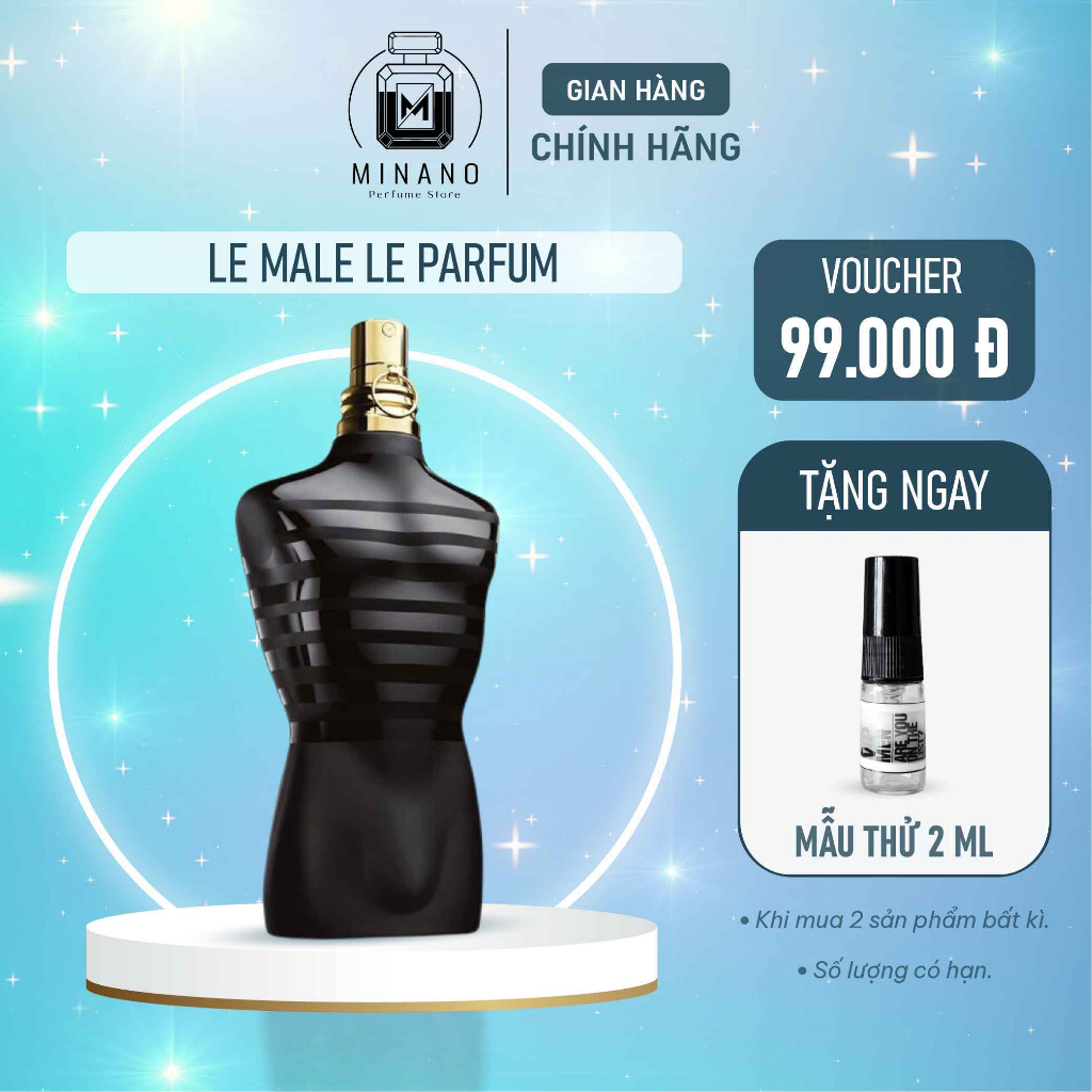 Mẫu Thử Nước Hoa Nam JPG Le Male Le Parfum EDP Hương Thơm Cuốn Hút - Minano Perfume Store