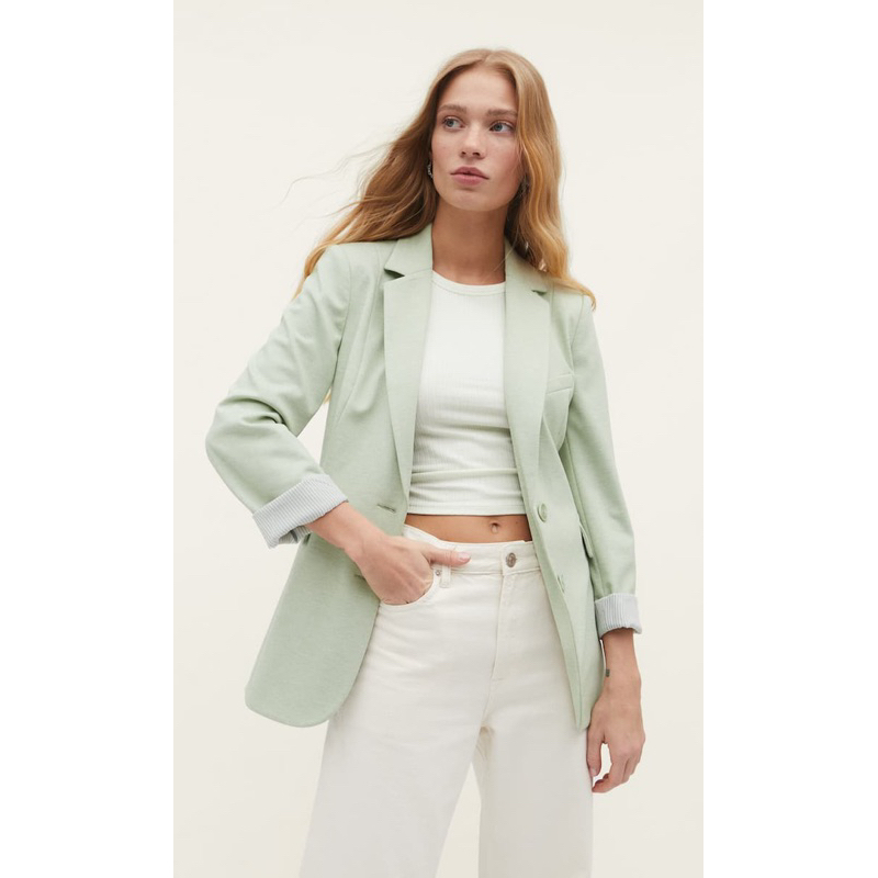 Áo khoác blazer Stradiva**** cotton 2 lớp Tqxk