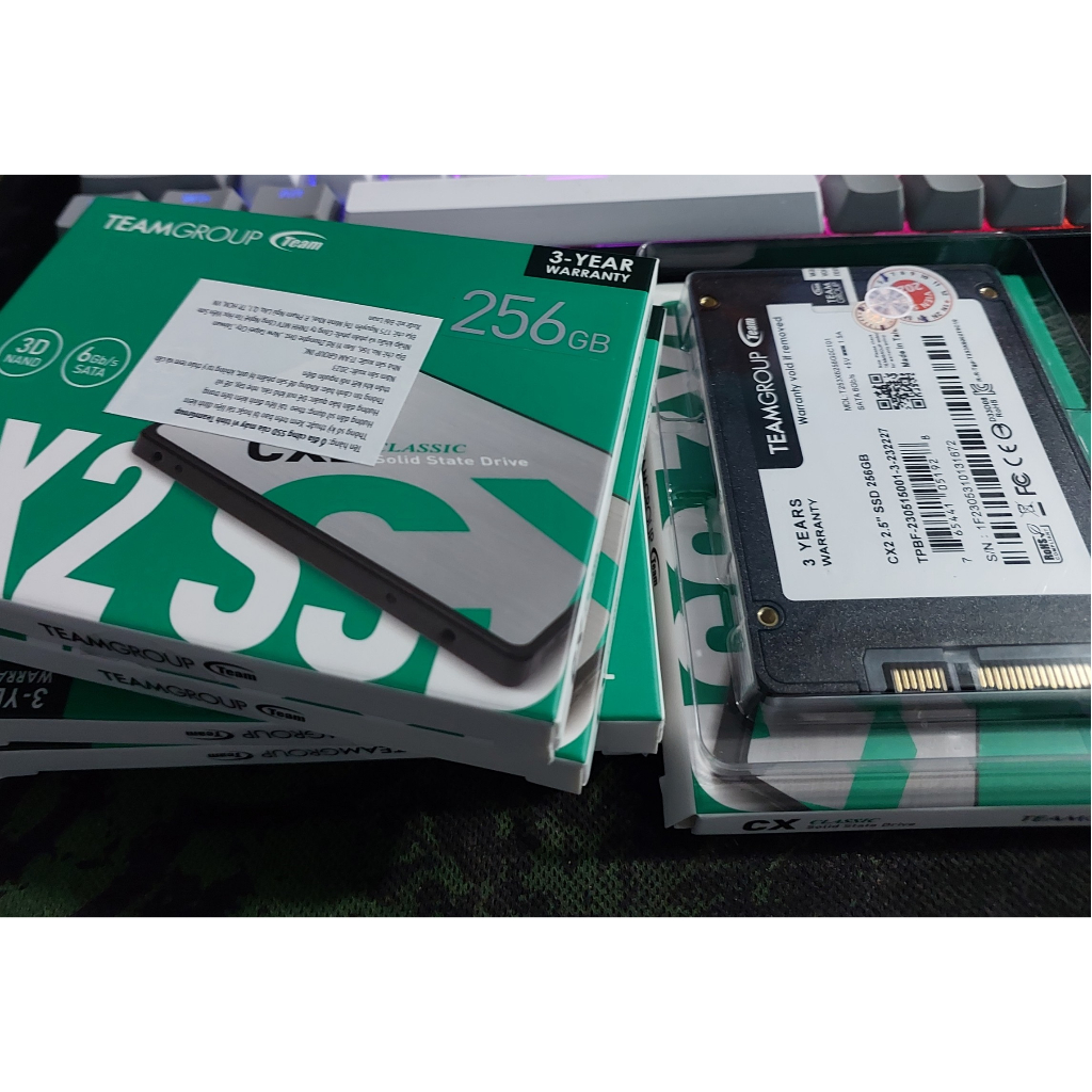 SSD TEAM CX2 256GB NEW Chính Hãng