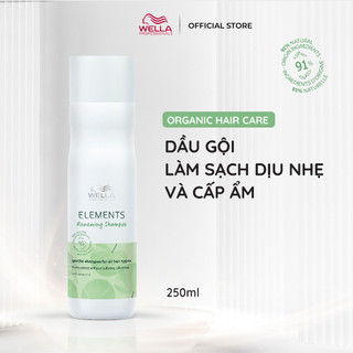  Dầu gội làm sạch dịu nhẹ và cấp ẩm chiết xuất thiên nhiên Wella Elements Renewing Shampoo 250ml-1000ml