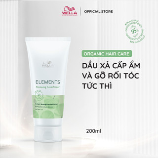  Dầu xả cấp ẩm và suôn mượt tóc tức thì Wella Elements Renewing Conditioner 200ml-1000ml