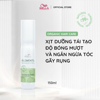  Xịt Dưỡng Tái Tạo Độ Bóng Mượt Tóc Và Ngăn Ngừa Tóc Gãy Rụng Wella Elements 150ml