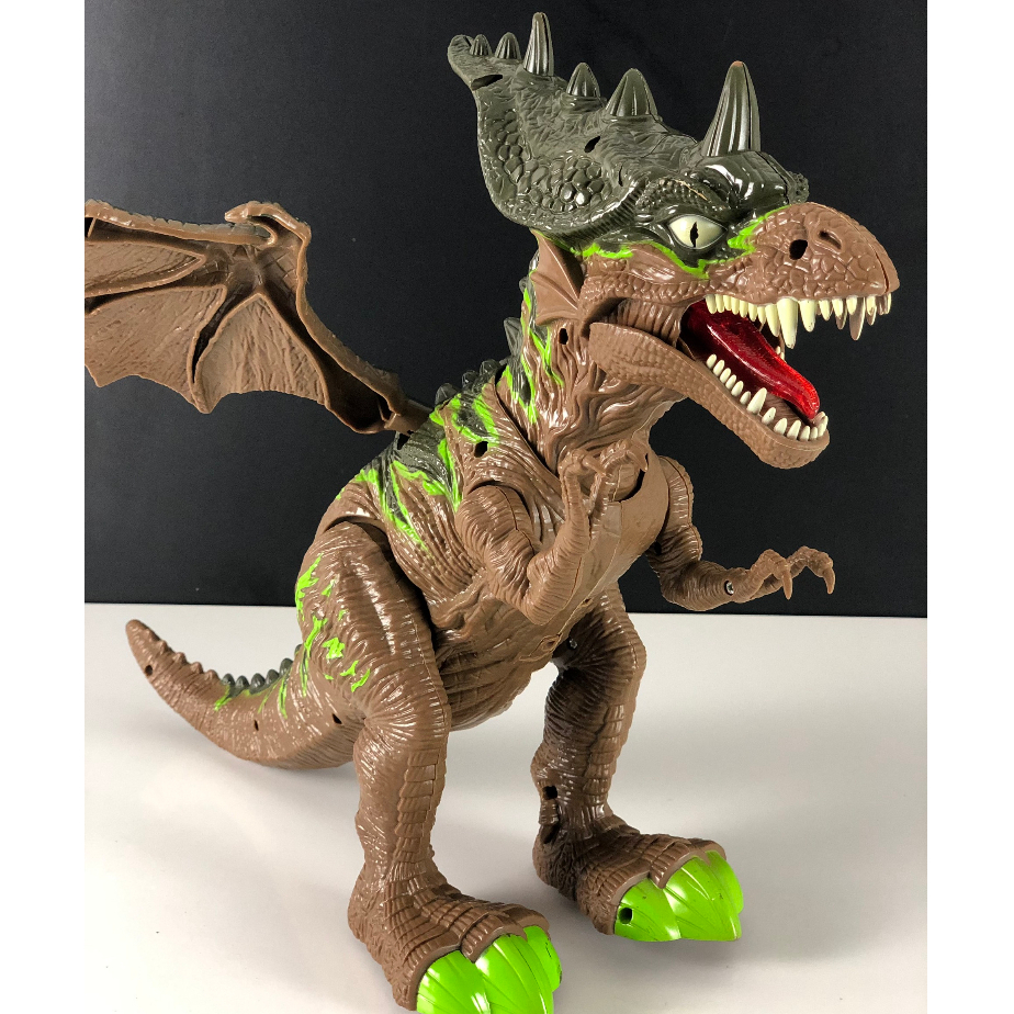 Khủng long có cánh chạy bằng pin biết đi, phát ra tiếng và có đèn