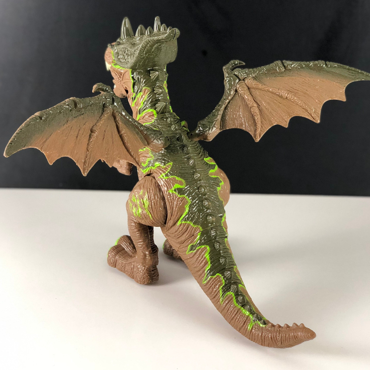 Khủng long có cánh chạy bằng pin biết đi, phát ra tiếng và có đèn