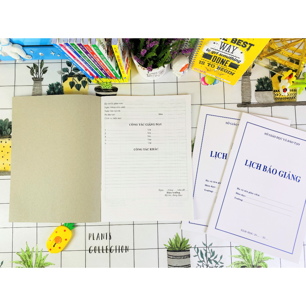 Sách ND - Combo 5 cuốn Lịch báo giảng