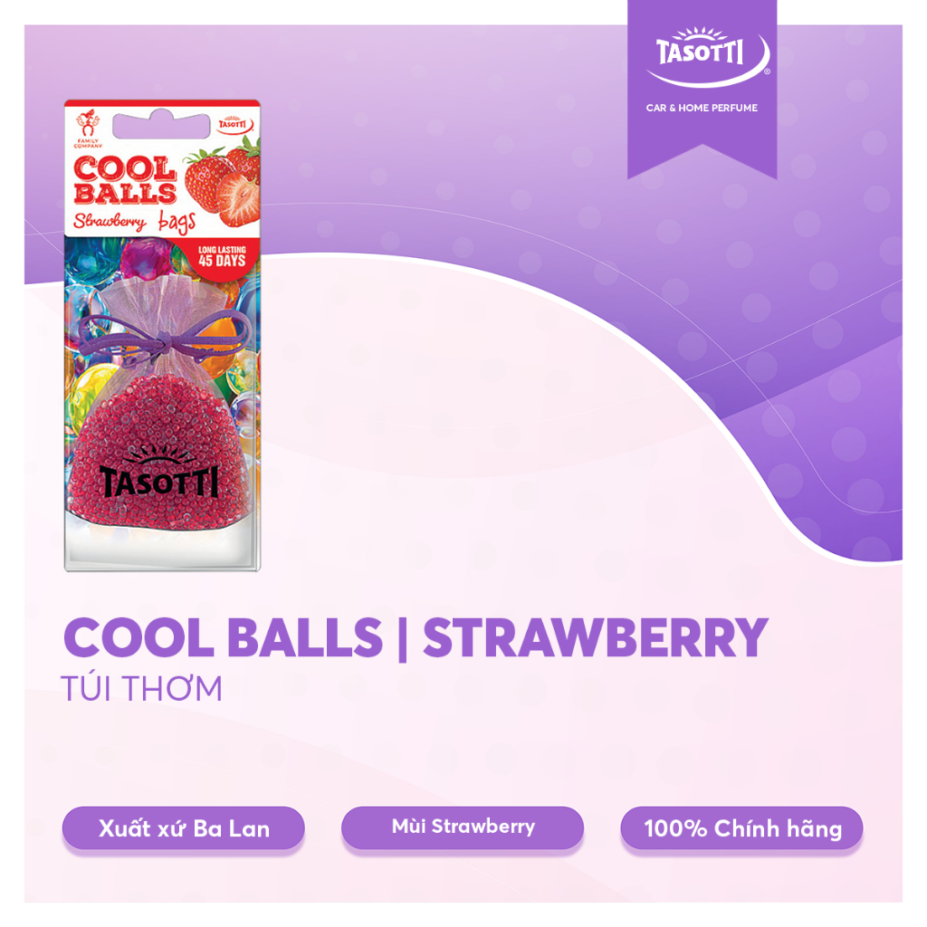 Túi Thơm Treo Xe hơi Nhập Khẩu TASOTTI COOL BALLS BAGS | BigBuy360 - bigbuy360.vn