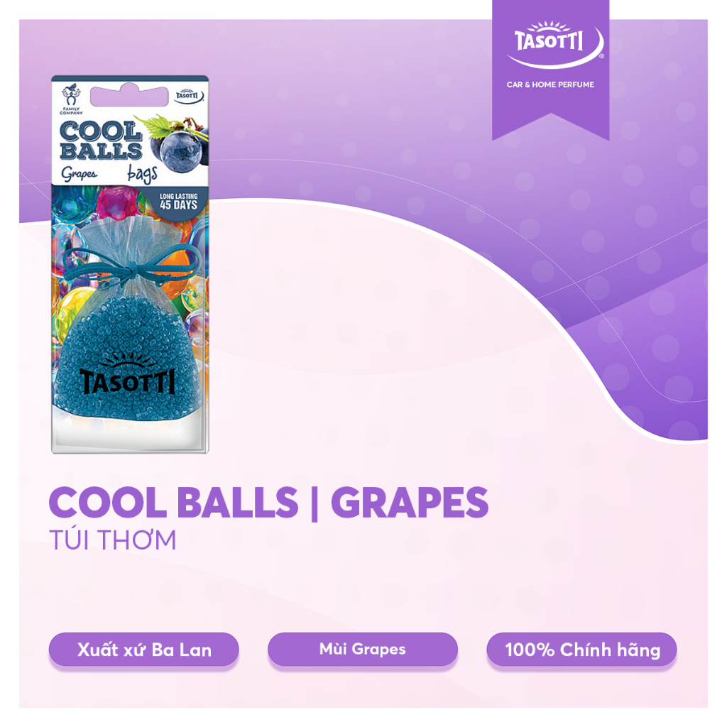 Túi Thơm Treo Xe hơi Nhập Khẩu TASOTTI COOL BALLS BAGS | BigBuy360 - bigbuy360.vn