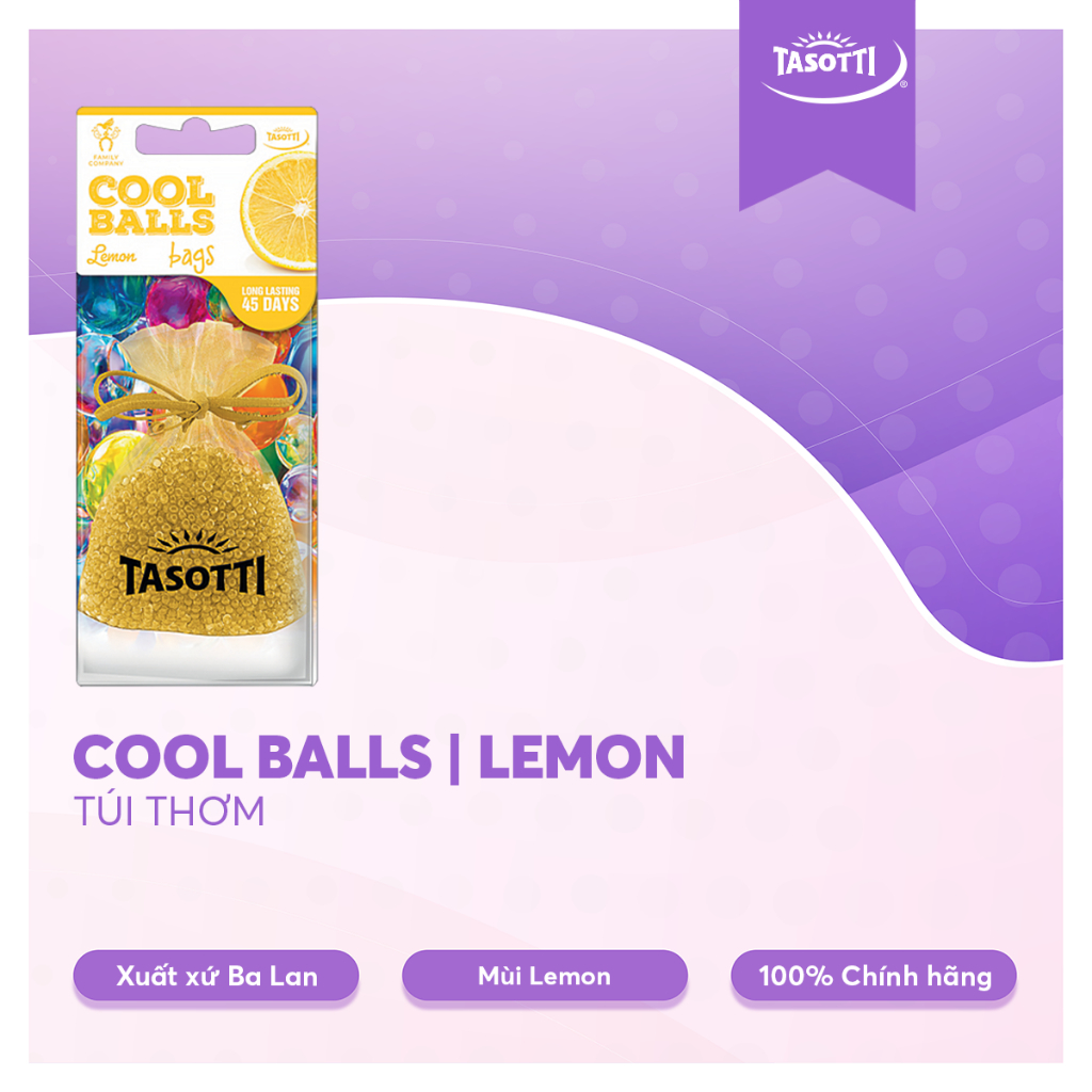 Túi Thơm Treo Xe hơi Nhập Khẩu TASOTTI COOL BALLS BAGS | BigBuy360 - bigbuy360.vn
