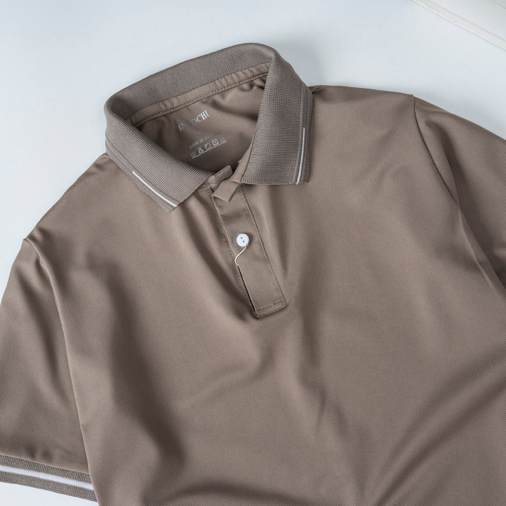 Áo Polo Nam INDOCHI Vải Cá Sấu Cotton Cao Cấp Ngắn Tay Sang Trọng Và Thanh Lịch PL022