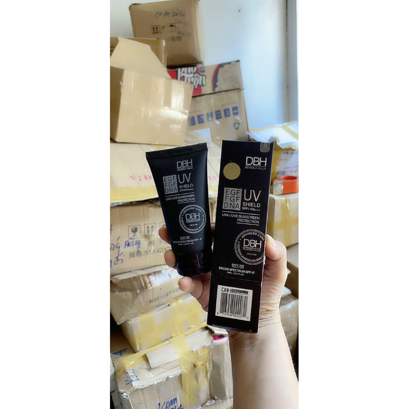 Kem Chống Nắng D.B.H EGF FGF DNA Sun Protection SPF47 PA+++ 60ml mẫu mới, sacdep_hcm