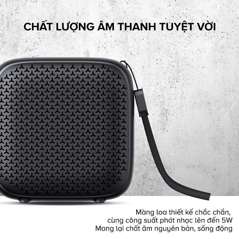 Loa Không Dây Mini HAVIT SK838BT | Bluetooth 5.0 | Kháng IPX5 | Công Suất 5W | Nghe Đến 8H - CHÍNH HÃNG