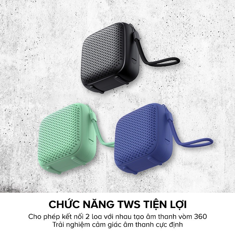 Loa Không Dây Mini HAVIT SK838BT | Bluetooth 5.0 | Kháng IPX5 | Công Suất 5W | Nghe Đến 8H - CHÍNH HÃNG